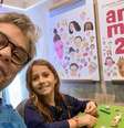 Fábio Assunção e a filha Ella.  Foto: Instagram/@fabioassuncaooficial / Estadão
