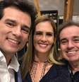 Gugu Liberato em foto com Celso Portiolli  Foto: Instagram / @celsoportiolli / Estadão