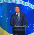 O presidente Jair Bolsonaro na convenção de lançamento do Aliança Pelo Brasil  Foto: Reprodução/Facebook / Estadão Conteúdo