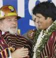 Lula e Evo Morales, em foto de arquivo  Foto: Ansa / Ansa - Brasil
