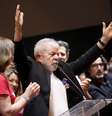 O ex-presidente Luiz Inácio Lula da Silva fala durante a cerimônia de abertura do congresso do Partido dos Trabalhadores (PT) em São Paulo. 22/11/2019. REUTERS/ Nacho Doce  Foto: Reuters