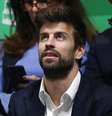 Tênis - Semifinal - La Caja Mágica, Madri, Espanha. 23/11/2019. O CEO da Kosmos e jogador do Barcelona Gerard Piqué assiste a partida em Madri. REUTERS/Sergio Perez  Foto: Reuters