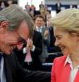 Conservadora alemã Ursula von der Leyen recebe cumprimentos do presidente do Parlamento Europeu, David Sassoli
27/11/2019
REUTERS/Vincent Kessler  Foto: Reuters