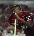Bruno Henrique foi o nome da goleada.  Foto: Marcello Dias / Eleven / Estadão Conteúdo