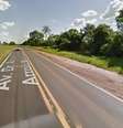 Acidente entre ônibus e moto matou cinco pessoas na Rodovia Péricles Belini, na altura de Votuporanga (SP)  Foto: Reprodução/Google Maps / Estadão Conteúdo