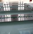 Placa com nome da consultoria política Cambridge Analytica. 21/3/2018.   REUTERS/Henry Nicholls  Foto: Reuters