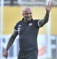 Jorge Sampaoli não sabe se fica no Santos para a próxima temporada (Foto: Ivan Storti/Santos)  Foto: Gazeta Esportiva