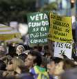 Racha do PSL chega ao palanque em evento por 2ª instância  Foto: Estadão