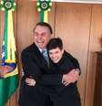 A youtuber Karol Eller em encontro com o presidente Jair Bolsonaro  Foto: Reprodução/Instagram Karol Eller / Estadão Conteúdo