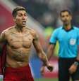 Roberto Firmino comemora gol marcado na final do Mundial de Clubes contra o Flamengo
21/12/2019 REUTERS/Ibraheem Al Omari   Foto: Reuters