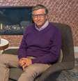 Fundador da Microsoft, Bill Gates deu uma palestra numa conferência virtual sobre a covid-19  Foto: Bill Gates/Divulgação / Estadão Conteúdo