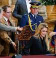 A presidente interina da Bolívia, Jeanine Áñez, assumiu após a renúncia de Evo Morales em meio a protestos e pressão dos militares  Foto: Reuters / BBC News Brasil