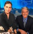 Ancorado por Renata Vasconcellos e William Bonner, o Jornal Nacional oscila entre o primeiro e o segundo programas mais vistos da televisão brasileira  Foto: Facebook / Reprodução