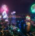 Sidney, na Austrália, celebra a chegada de 2020  Foto: Daniel Tran  / City of Sydney/Facebook