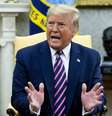 Donald Trump será julgado por abuso de poder e obstrução do Congresso no Senado  Foto: EPA / Ansa - Brasil