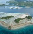 Arquipélago de Palau, no Oceano Pacífico, se tornou a primeira nação a banir filtros solares que contém substâncias como oxibenzona, que protege a pele contra raios ultravioletas  Foto: Benjamin Lowy/Getty Images / BBC News Brasil