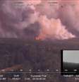 Vista aérea mostra imensas manchas de fumaça oriundas de incêndios na Áustrália. 4/1/2020. NSW Rural Fire Service via REUTERS    Foto: Reuters