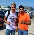 Cantillo é flagrado no aeroporto de Barranquilla (Foto: Reprodução)  Foto: Gazeta Esportiva