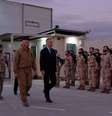 Ministro da Defesa Lorenzo Guerini visita militares italianos no Iraque, em 24 de dezembro  Foto: ANSA / Ansa - Brasil