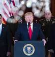 Donald Trump se pronuncia na Casa Branca sobre ataque iraniano  Foto: EPA / Ansa - Brasil