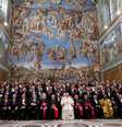 Papa Francisco posa para foto com diplomatas na Capela Sistina, no Vaticano
09/01/2020
REUTERS/Remo Casilli/Pool  Foto: Reuters