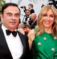 Carlos Ghosn e sua esposa, Carole.  Foto: Jean-Paul Pelissier / Reuters