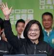Tsai Ing-wen celebra vitória em Taiwan  Foto: EPA / Ansa - Brasil
