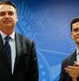 Presidente da República, Jair Bolsonaro, e o Ministro de Estado da Segurança Pública, Sérgio Moro, durante solenidade de assinatura da MP para Confisco de Bens de Traficantes, em junho de 2019  Foto: Carolina Antunes/PR / BBC News Brasil
