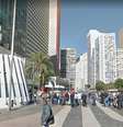 Troca de tiros após tentativa de assaltou acabou com 3 feridos no Largo da Carioca, no Rio  Foto: Reprodução/Google Street View / Estadão