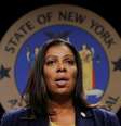 Procuradora Letitia James durante evento em Nova York 19/11/2019  REUTERS/Lucas Jackson  Foto: Reuters