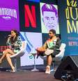 Elenco de 'Sintonia' no Tudum Festival Netflix  Foto: Divulgação/ Netflix / Estadão Conteúdo