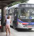Ônibus do EMTU visto em São Paulo (SP), neste sábado (25). As tarifas dos ônibus intermunicipais foram aumentadas.  Foto: Willian Moreira / Futura Press