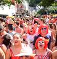 Bloco Ritaleena, na Rua dos Pinheiros, em São Paulo (SP), no Carnaval de 2019 (23/02/2019)  Foto: Ronaldo Silva / Futura Press