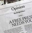 "Uma imprensa livre precisa de você", diz editorial do 'The New York Times'  Foto: DW / Deutsche Welle