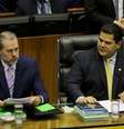 Dias Toffoli (esq.) encerrá seu mandato de dois anos na presidência do STF em setembro  Foto: ABR / BBC News Brasil