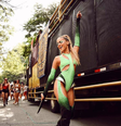 Isabella Santoni no carnaval de rua 2020  Foto: Imagem: Instagram/Reprodução