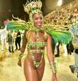 Iza desfila como Rainha de Bateria da Imperatriz Leopoldinense  Foto: Marcelo Sá Correira / AgNews