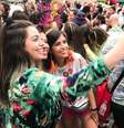 A deputada Tabata Amaral (PDT-SP) no carnaval em São Paulo  Foto: Instagram/Tabata Amaral / Estadão Conteúdo