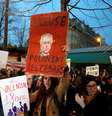 Grupos feministas protestam contra Polanski perto do local da premiação do César
28/02/2020
REUTERS/Charles Platiau  Foto: Reuters