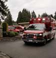 Ambulância em Kirkland, em Washington, nos EUA, no dia 1º de março de 2020  Foto: David Ryder / Reuters