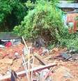 Chuva forte na Baixada Santista  Foto: TV Globo / Reprodução