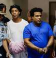 Ronaldinho Gaúcho passa a noite preso em cadeia no Paraguai  Foto: EPA / Ansa - Brasil