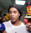 Ronaldinho Gaúcho no Paraguai  Foto: Jorge Adorno / Reuters
