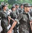 O Exército permitiu que mulheres entrassem na Academia Militar das Agulhas Negras (Aman) em 2017  Foto: Divulgação Exército Brasileiro / BBC News Brasil