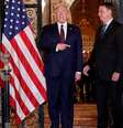Bolsonaro e Trump jantaram no sábado (7/3): presidente americano disse que o país sempre 'ajudaria o Brasil'  Foto: Tom Brenner/Reuters / BBC News Brasil