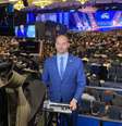 Deputado federal Eduardo Bolsonaro (PSL-SP) esteve na CPAC; senador norte-americano que esteve na conferência se colocou em quarentena   Foto: Reprodução /Twitter / Estadão Conteúdo