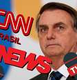 O presidente Jair Bolsonaro faz o jornalismo da GloboNews e da CNN Brasil orbitar em torno dele  Foto: Blog Sala de TV  / Divulgação