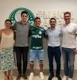 Gabriel Menino renovou o contrato com o Palmeiras até dezembro de 2024 (Foto: Divulgação/SEP)  Foto: Gazeta Esportiva