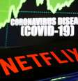 Logotipo da Netflix em frente a painel sobre epidemia do coronavírus. 19/3/2020. REUTERS/Dado Ruvic  Foto: Reuters