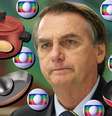 Jair Bolsonaro acusa a Globo de estimular atos contra ele em plena quarentena pela Covid-19  Foto: Foto do presidente Marco Correa/ PR / Blog Sala de TV